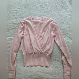 Pink lululemon sweater, size 6